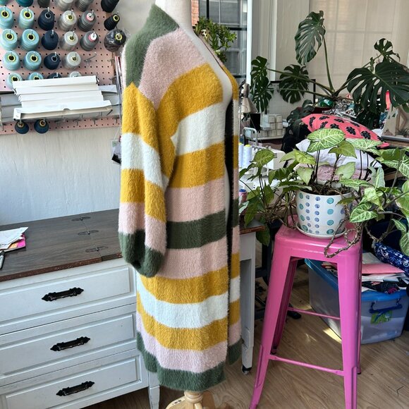 Anthropologie Striped Long Cardigan - O/S - Picture 5 of 8